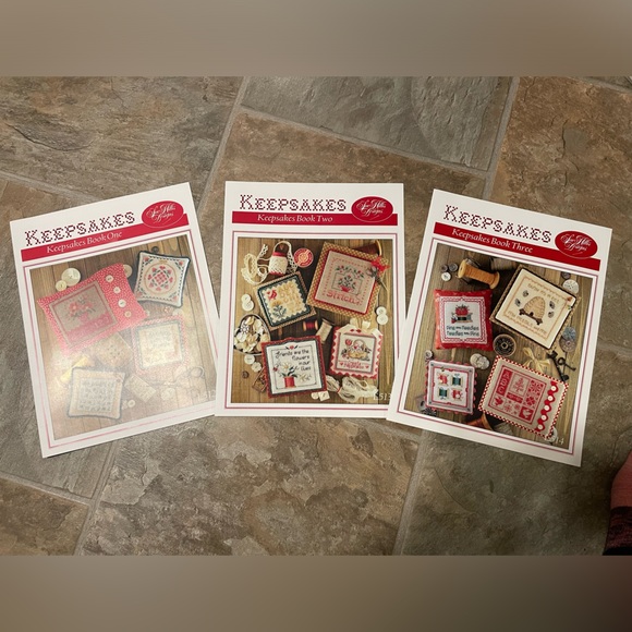 Keepsakes Books One, Two, and Three Cross Stitch charts by Sue Hillis Designs - Picture 1 of 5